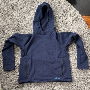 Stio Women's Navy Blue Hoodie